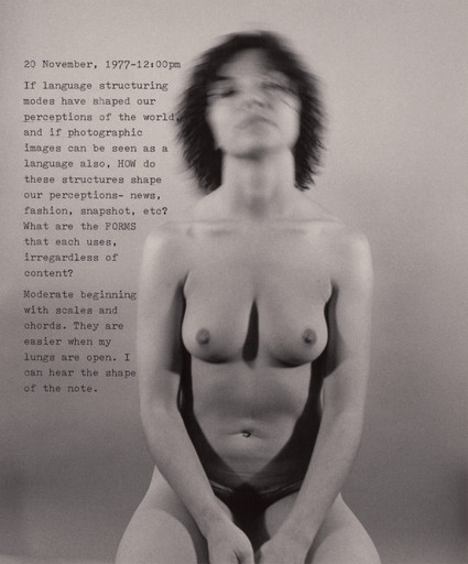 Donna-Lee Phillips. Fragments from a Visual Journal (20 November, 1977–12:00 pm). 1977