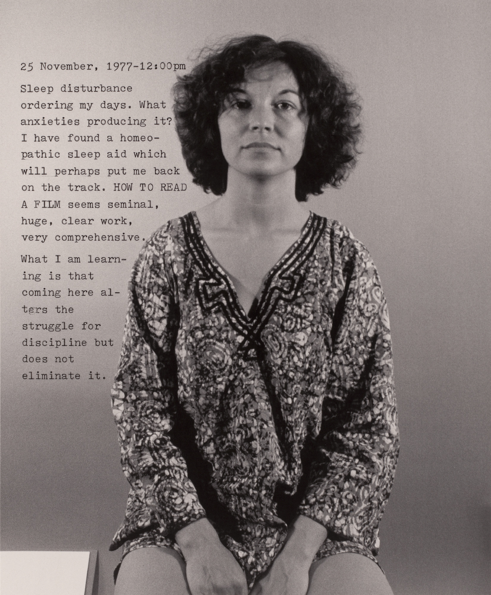 Donna-Lee Phillips. Fragments from a Visual Journal (25 November