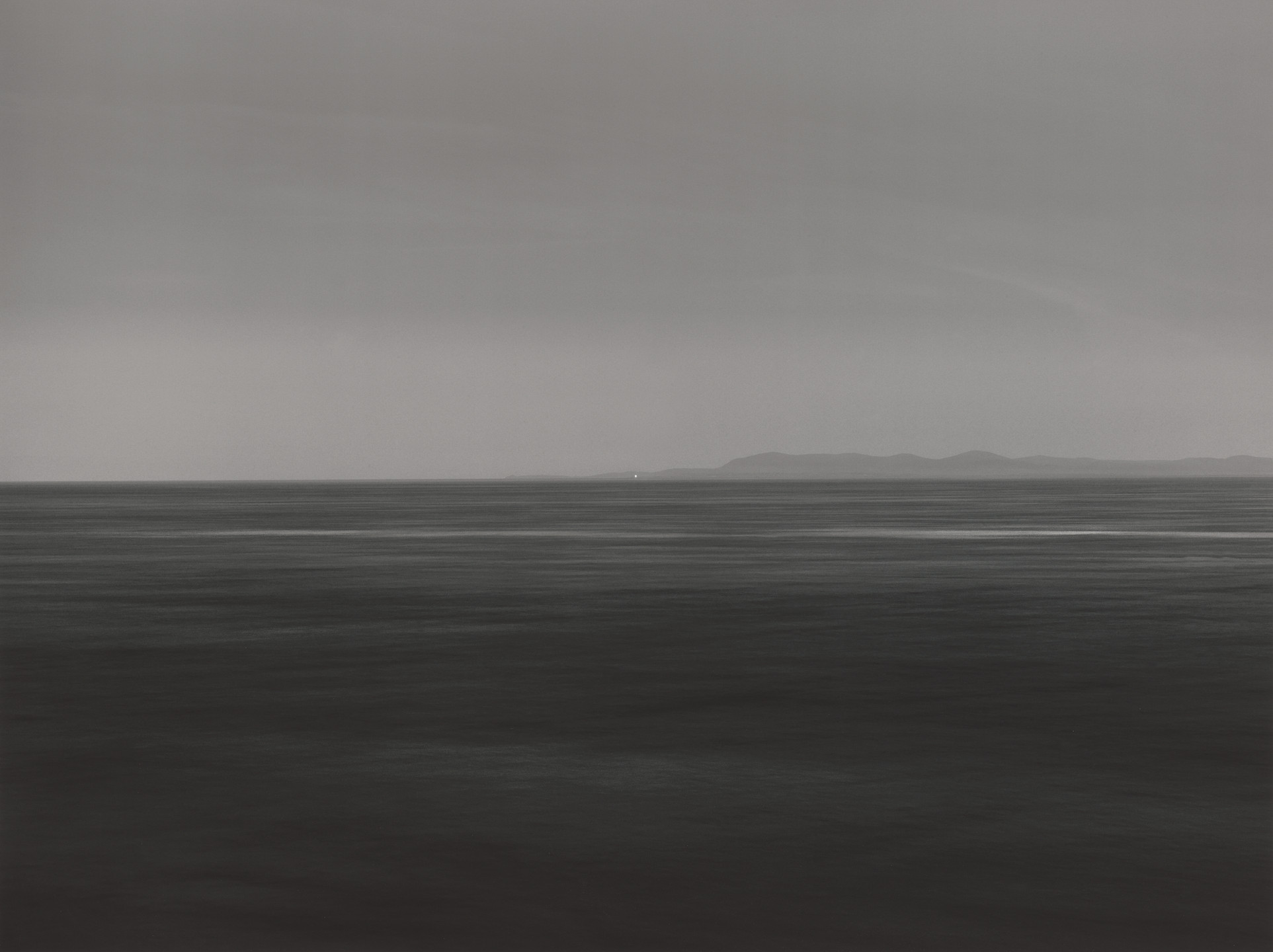 Donovan Wylie. Point of Ayre Lighthouse. Isle of Man. Seen from Burrowhead, Scotland. 2019