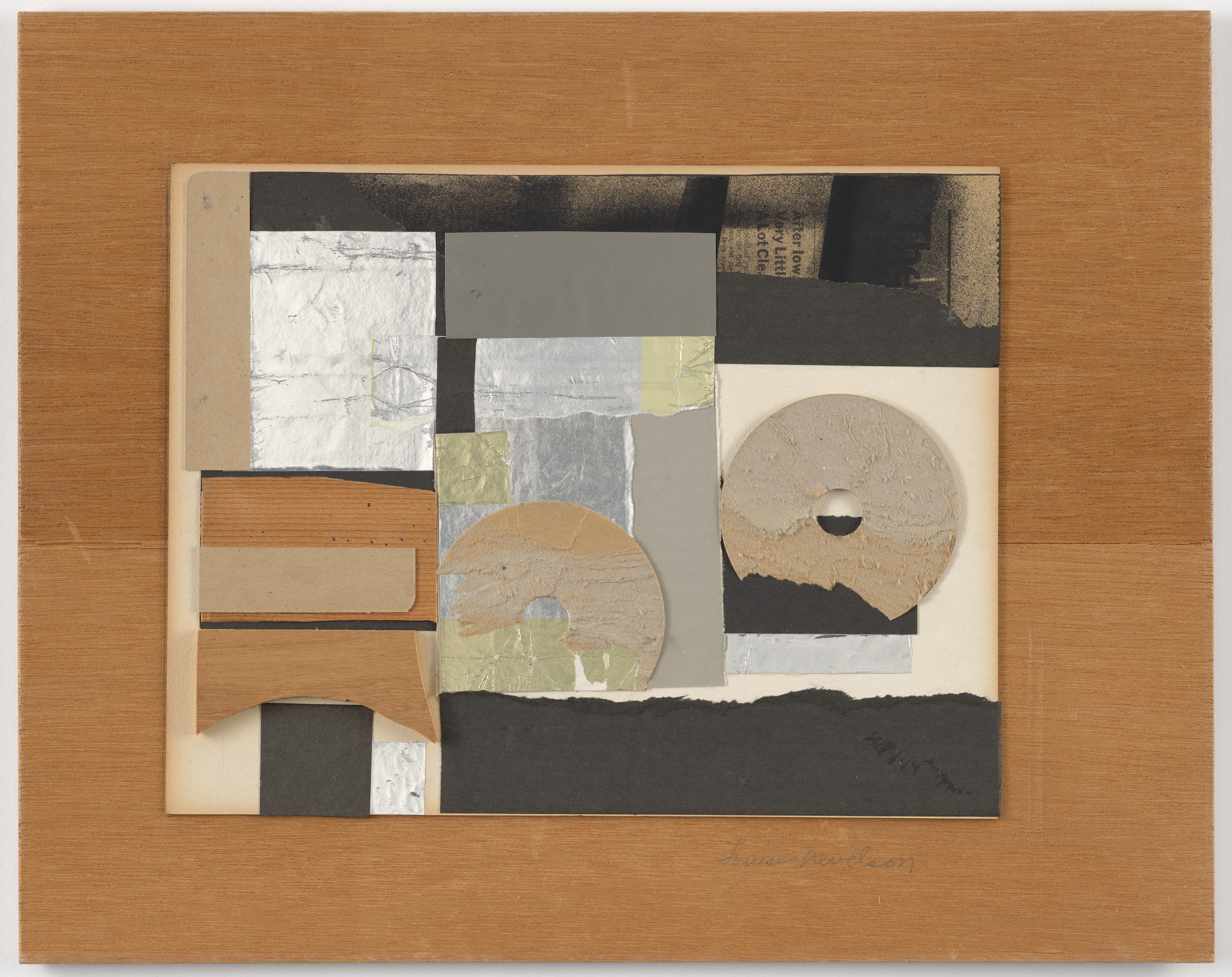 Louise Nevelson. Series of an Unknown Cosmos XVII