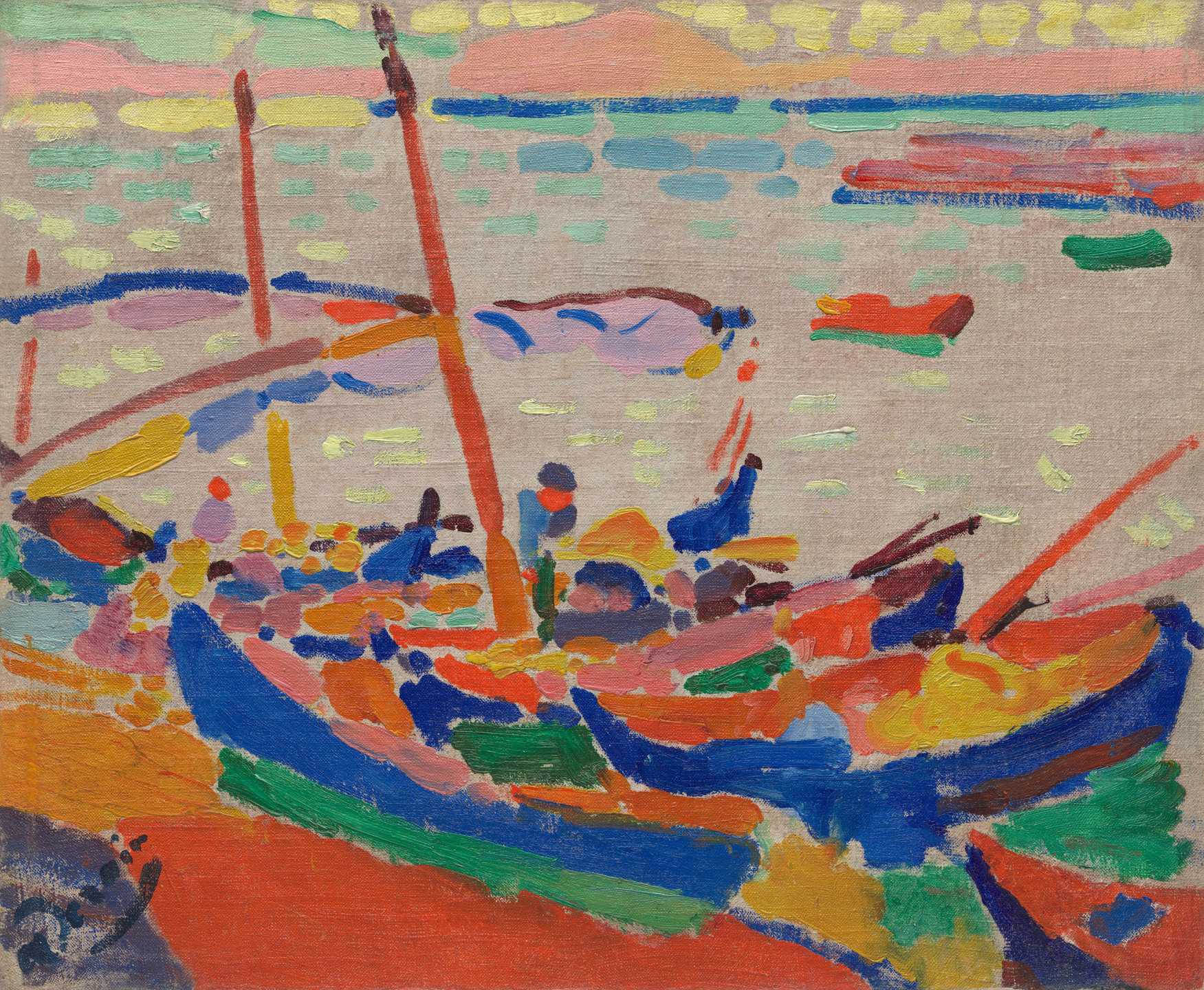 André Derain. Fishing Boats, Collioure. 1905 | MoMA