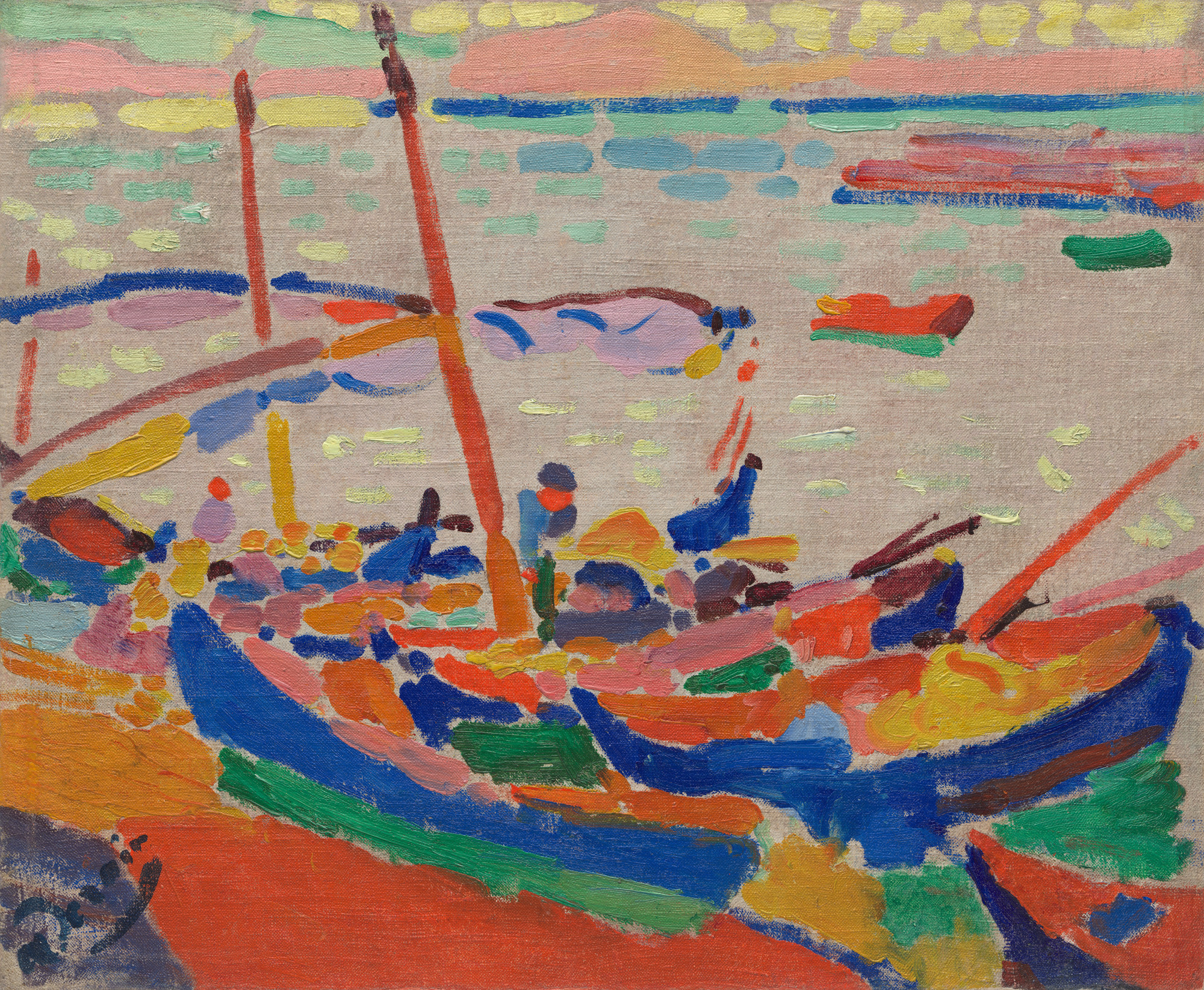 André Derain. Fishing Boats, Collioure. 1905 | MoMA