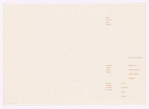 Shizuko Muller-Yoshikawa letterhead