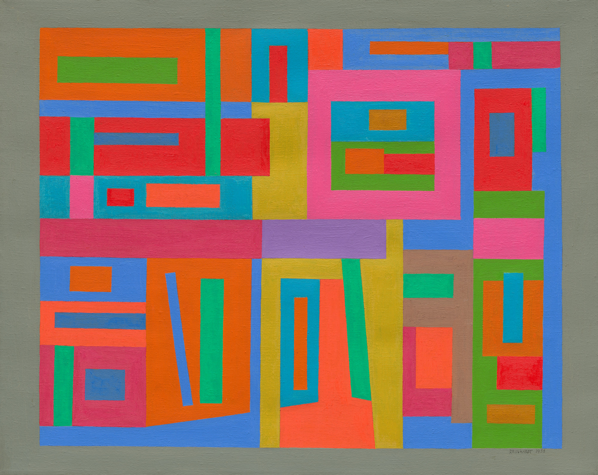 Ad Reinhardt. Untitled. 1938 | MoMA