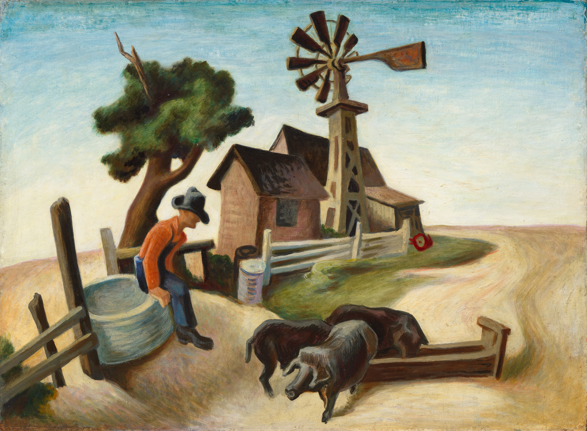 Thomas Hart Benton. Homestead. 1934 | MoMA