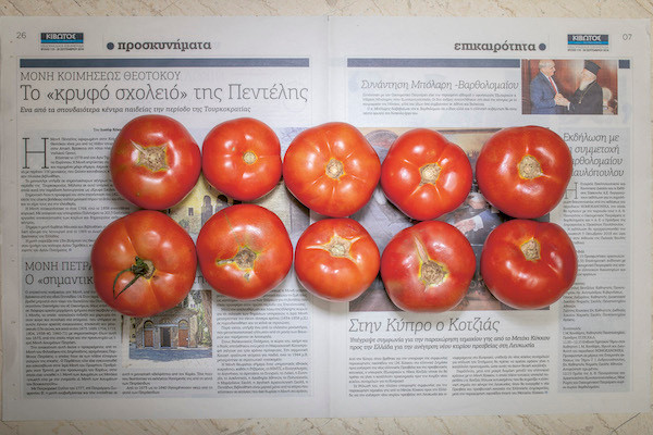 Chow and Lin, Stefen Chow, Huiyi Lin. The Poverty Line (Tomatoes) (Greece). 2010-2020