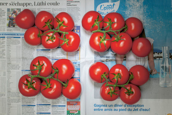 Chow and Lin, Stefen Chow, Huiyi Lin. The Poverty Line (Tomatoes) (Switzerland). 2010-2020