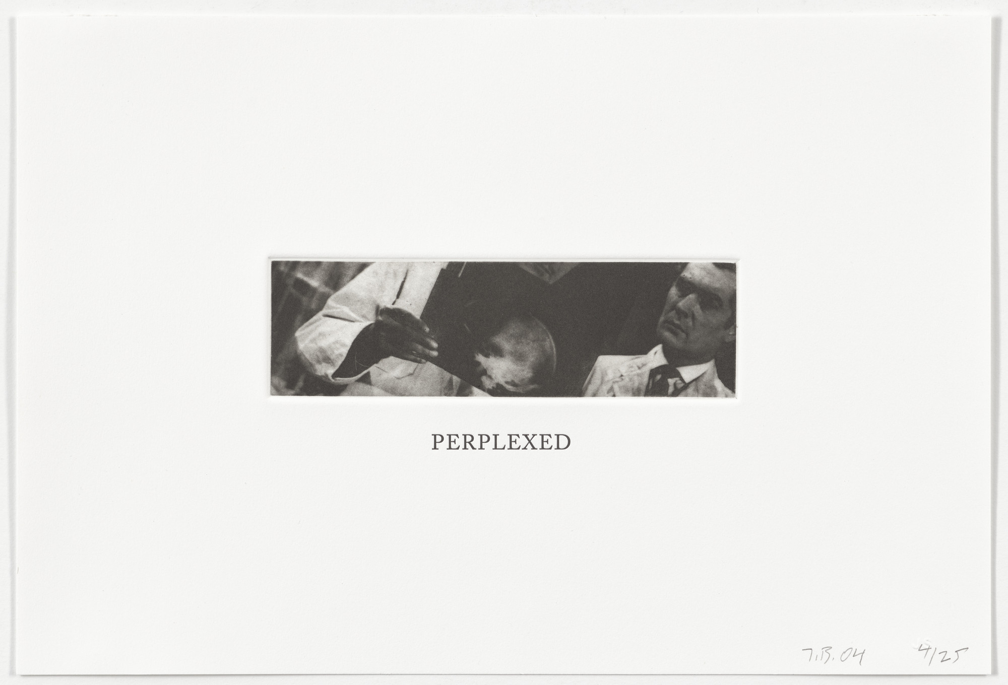 John Baldessari. Perplexed from Some Narrow Views: (Either Tall or Wide)