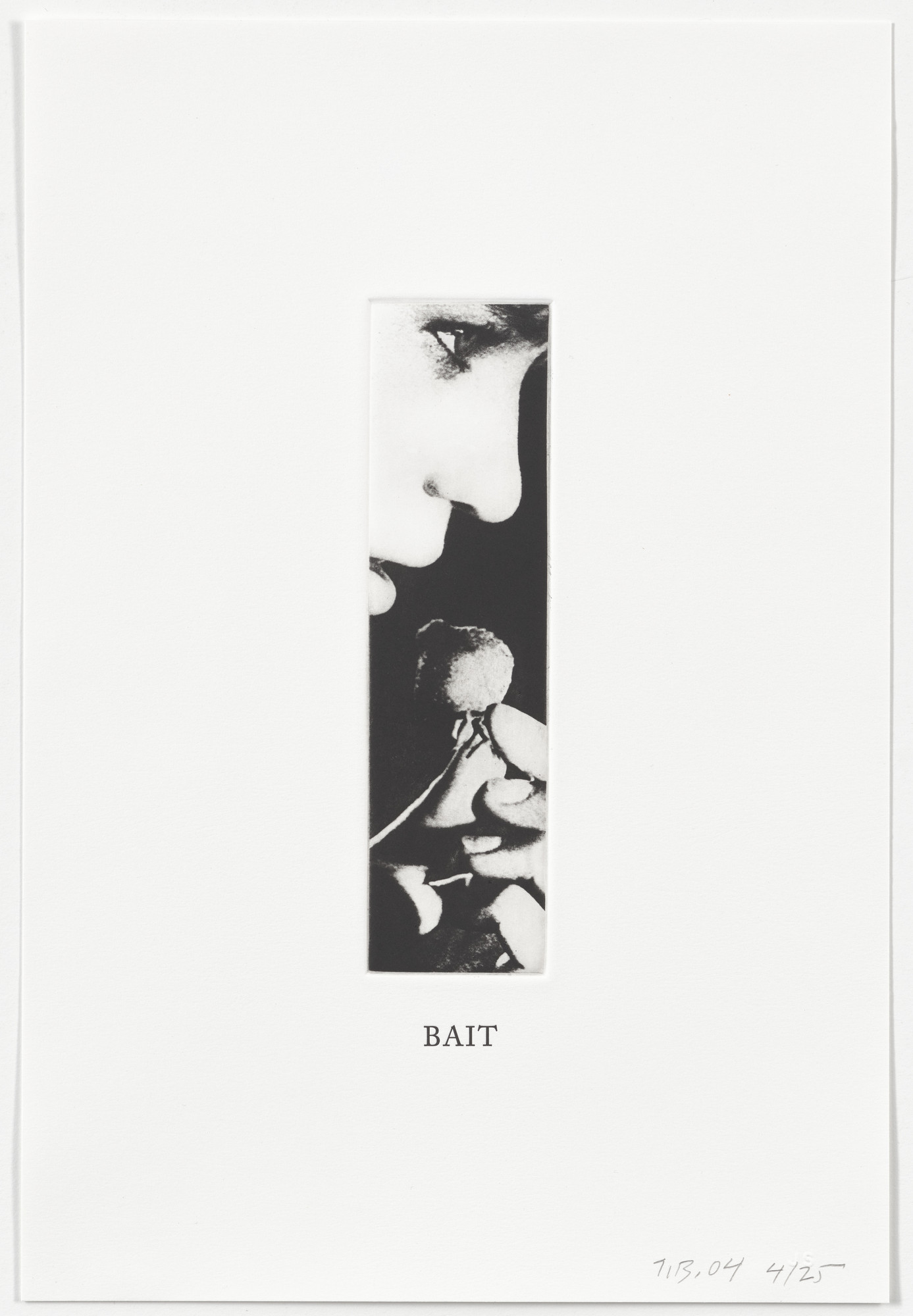 John Baldessari. Bait from Some Narrow Views: (Either Tall or Wide)
