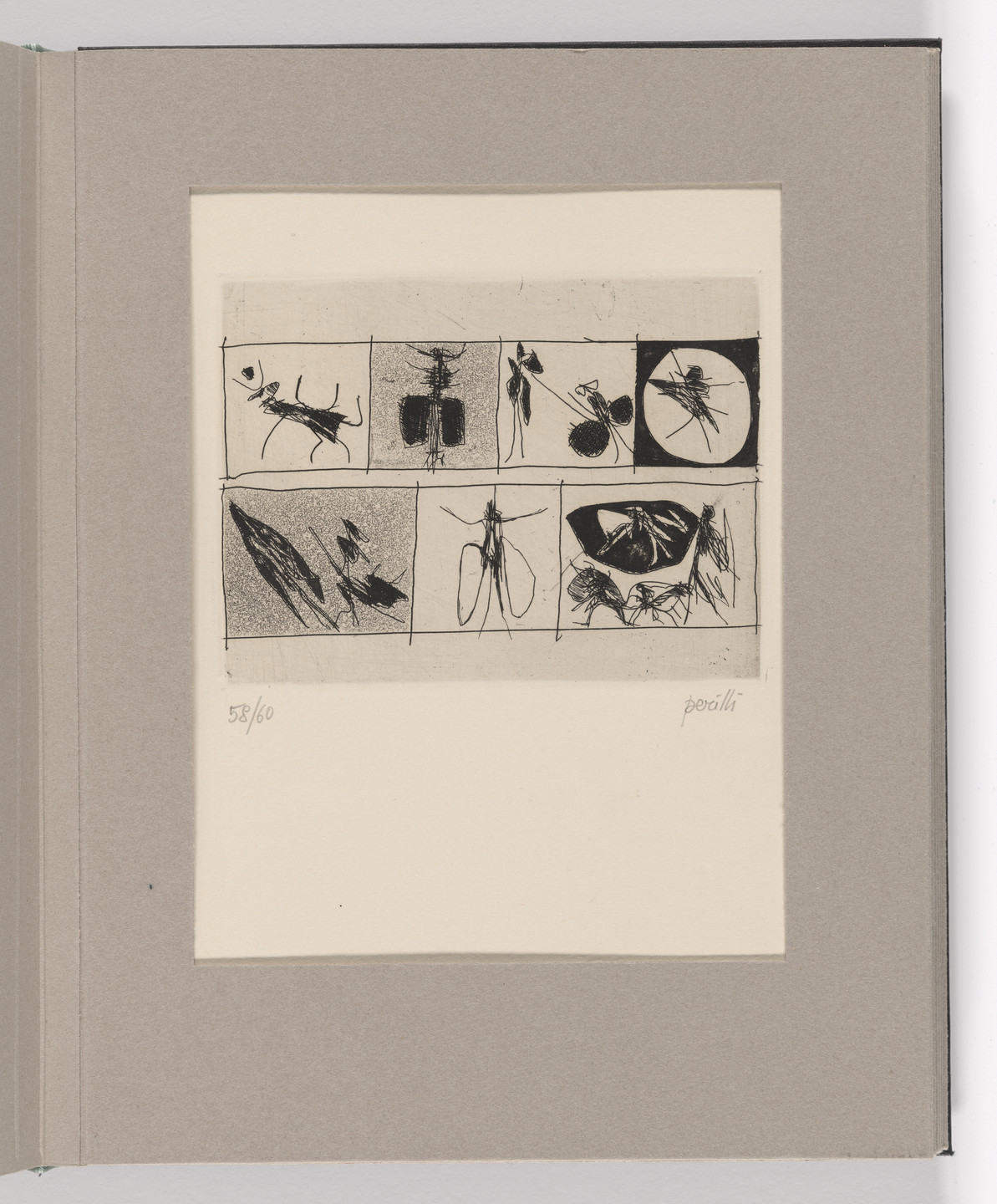 Achille Perilli. Plate 13 from l&#39;Avanguardia Internazionale, Volume 4/l&#39;Avant-Garde Internationale, Volume 4/The International Avant-Garde, Volume 4. 1962