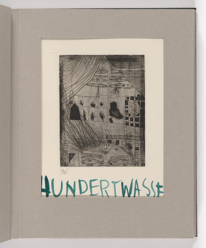 The House Looks at a Burning Man, Plate 9 from l'Avanguardia Internazionale, Volume 4/l'Avant-Garde Internationale, Volume 4/The International Avant-Garde, Volume 4