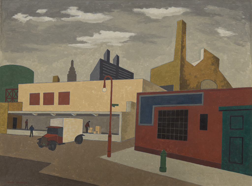 Near Avenue A, Niles Spencer, 1933