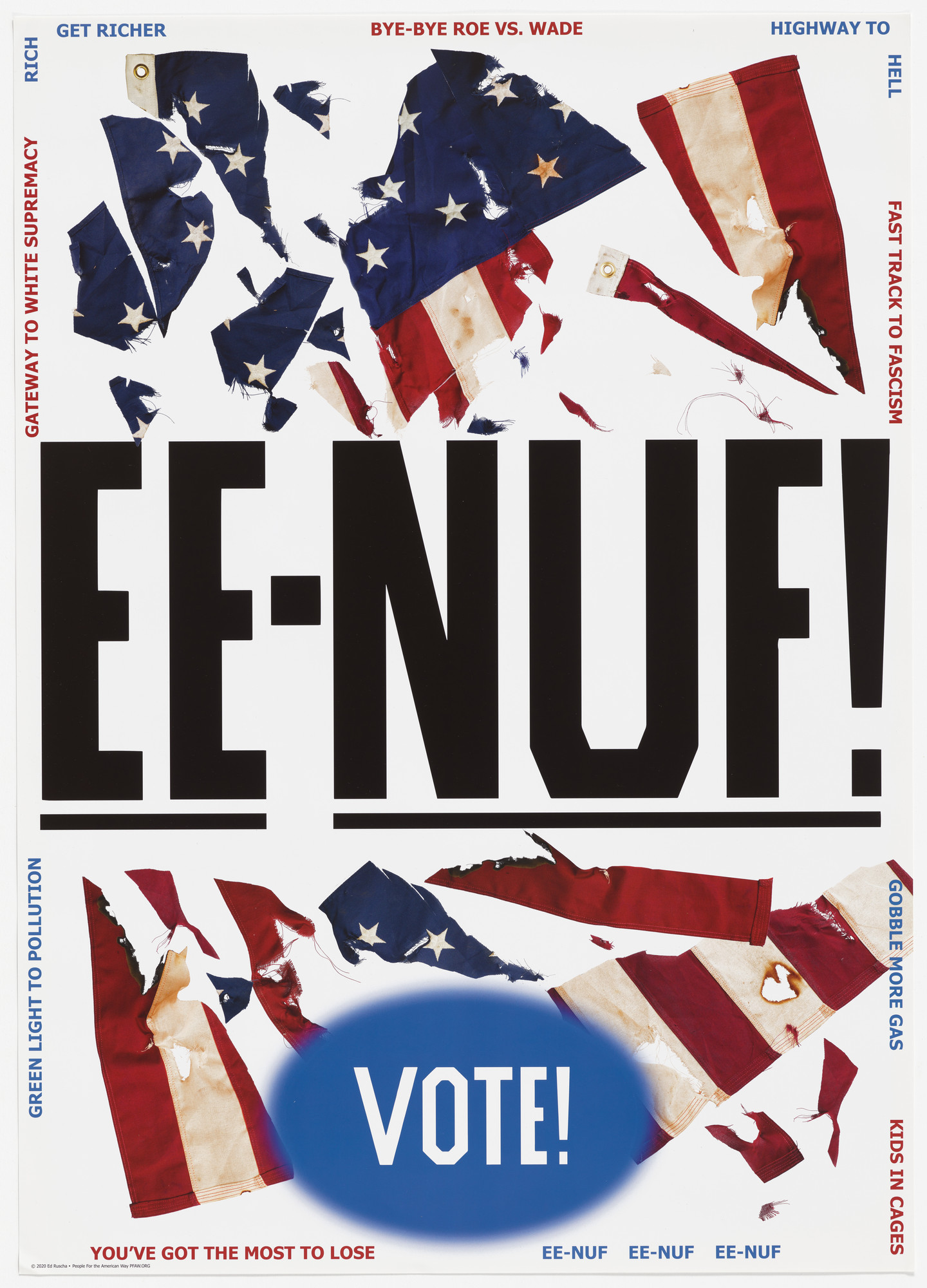 Edward Ruscha. EE-NUFF!. 2020 | MoMA