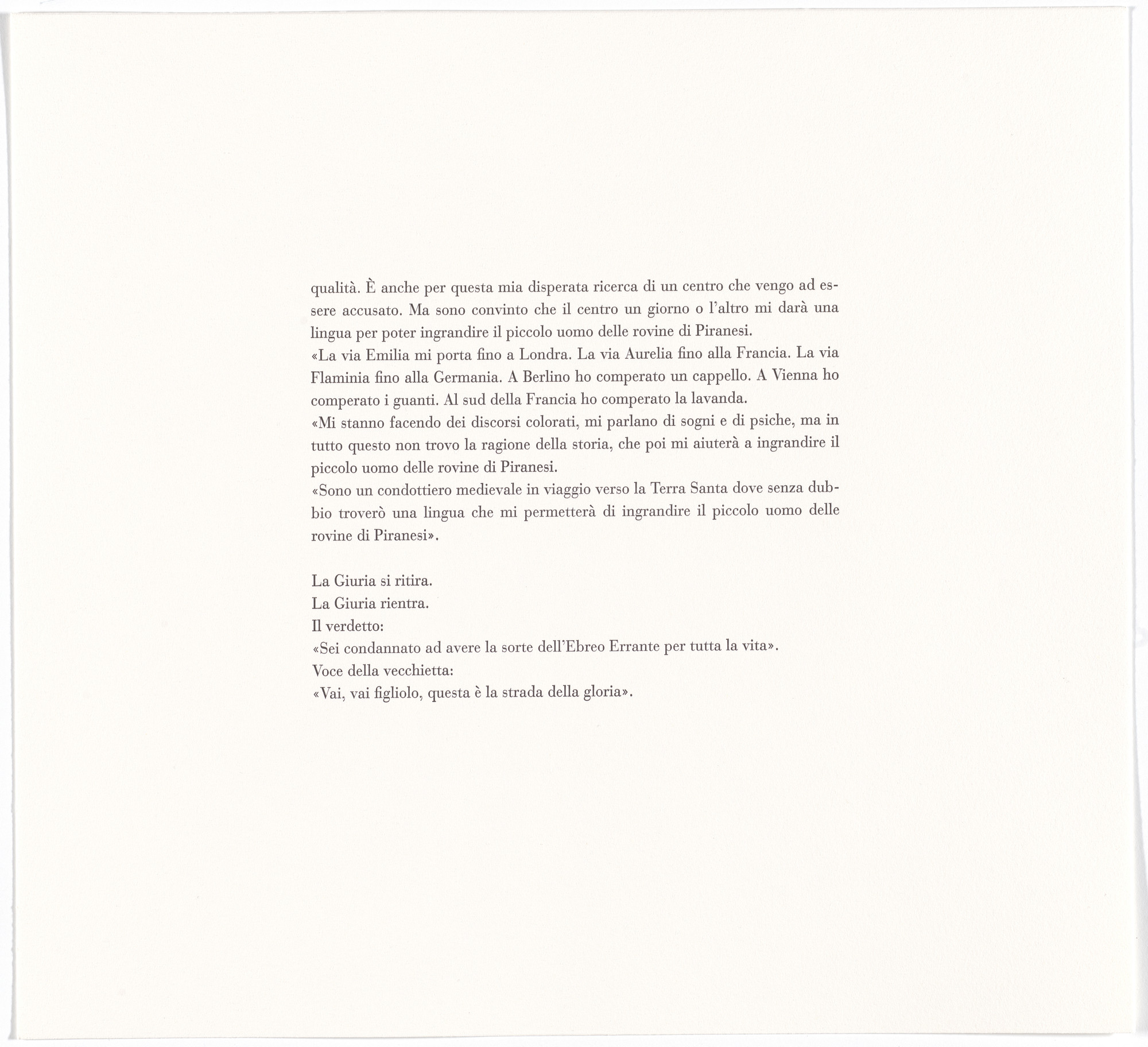 Jannis Kounellis. Untitled from 1999