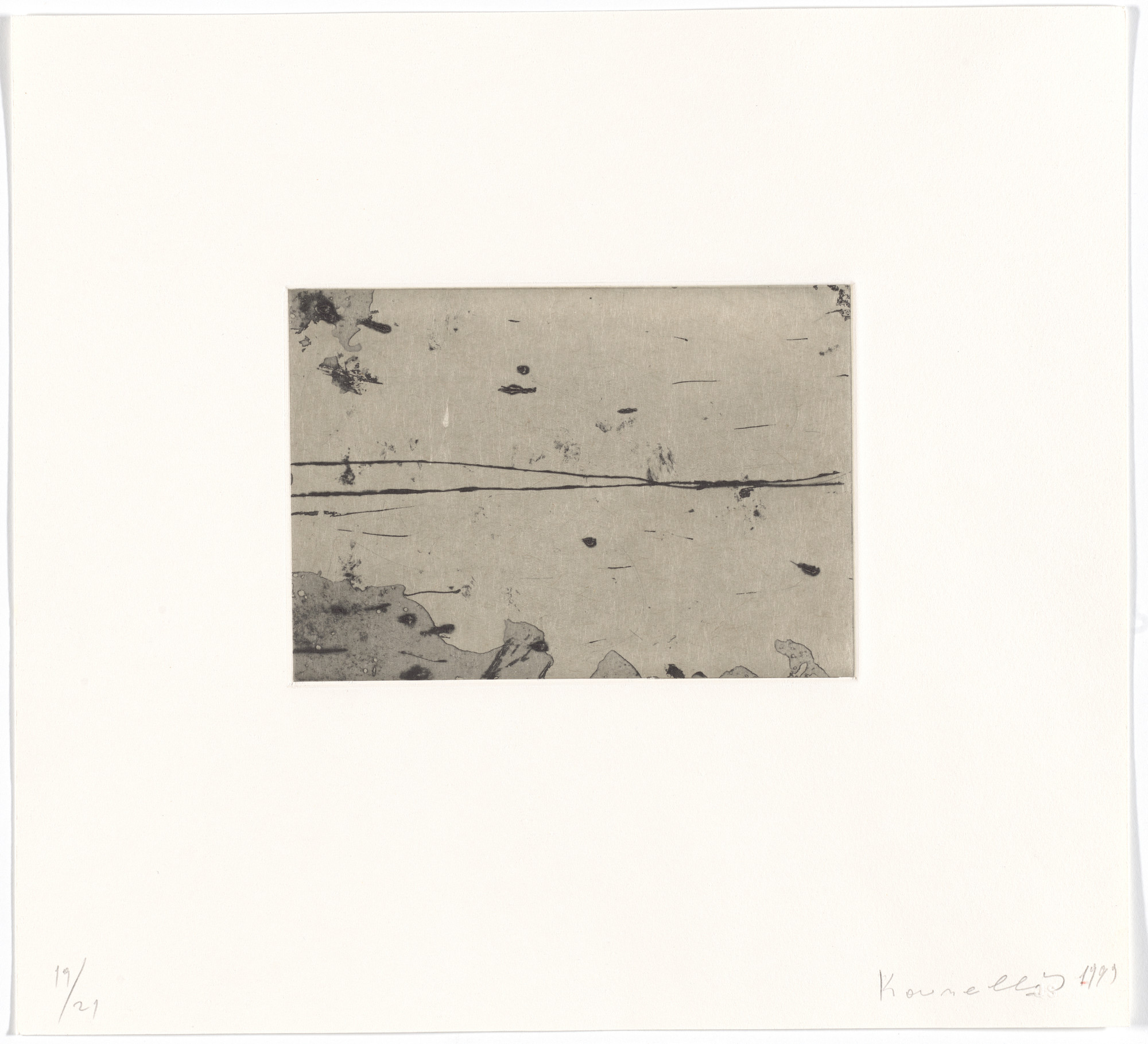 Jannis Kounellis. Untitled from 1999