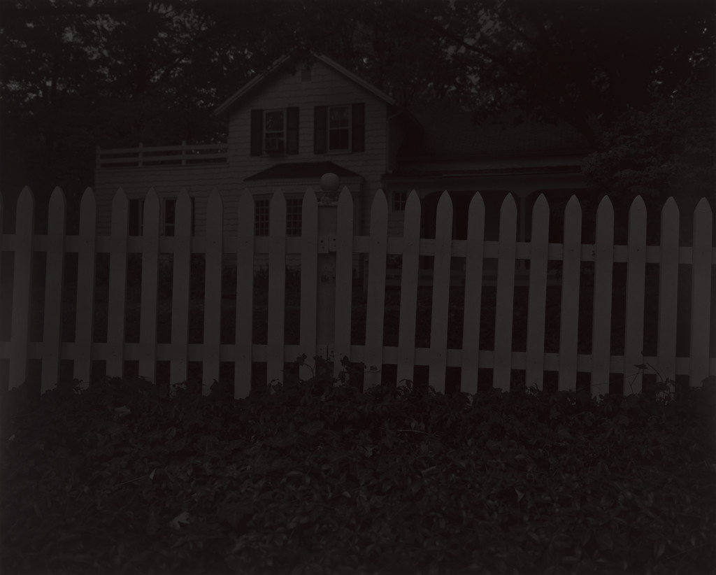 Untitled # 1 (Picket Fence and Farmhouse) from the series Night Coming Tenderly, Black