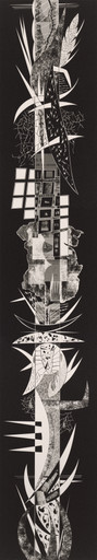 Maria Martinez-Cañas. Black Totem 15. 1992