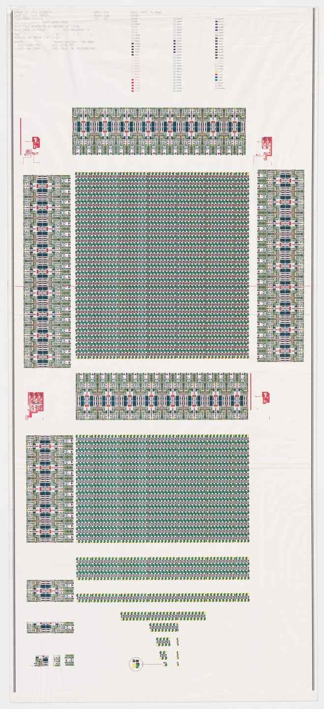 Sam Lucente. Diagram of Logic Chip. 1986