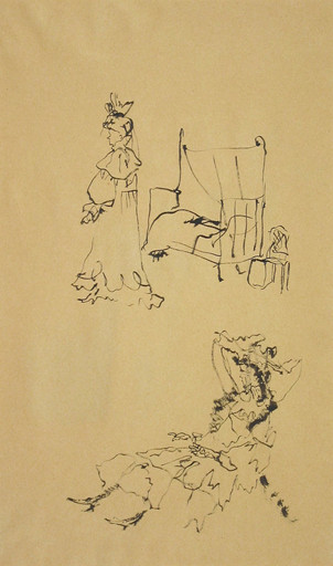 Costume studies for the play The Madwoman of Chaillot