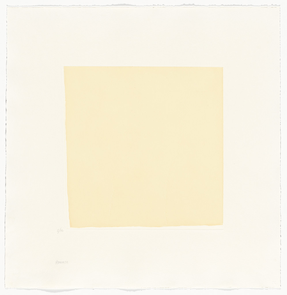 Untitled from Seven Aquatints, Robert Ryman, 1972