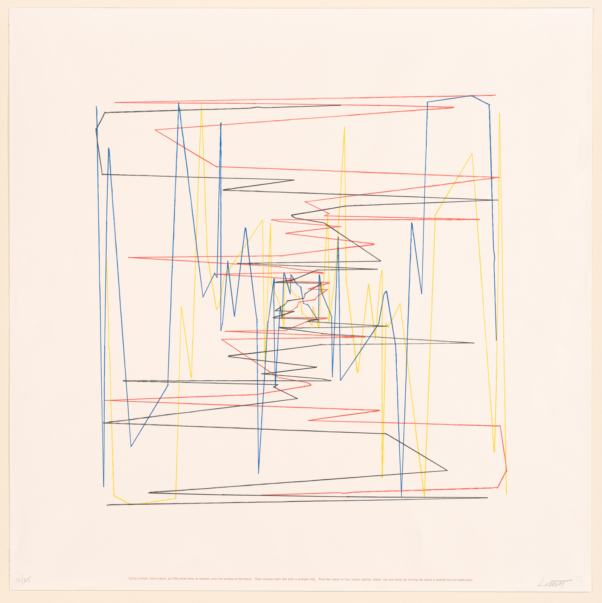 Sol LeWitt. Untitled from Work from Instructions