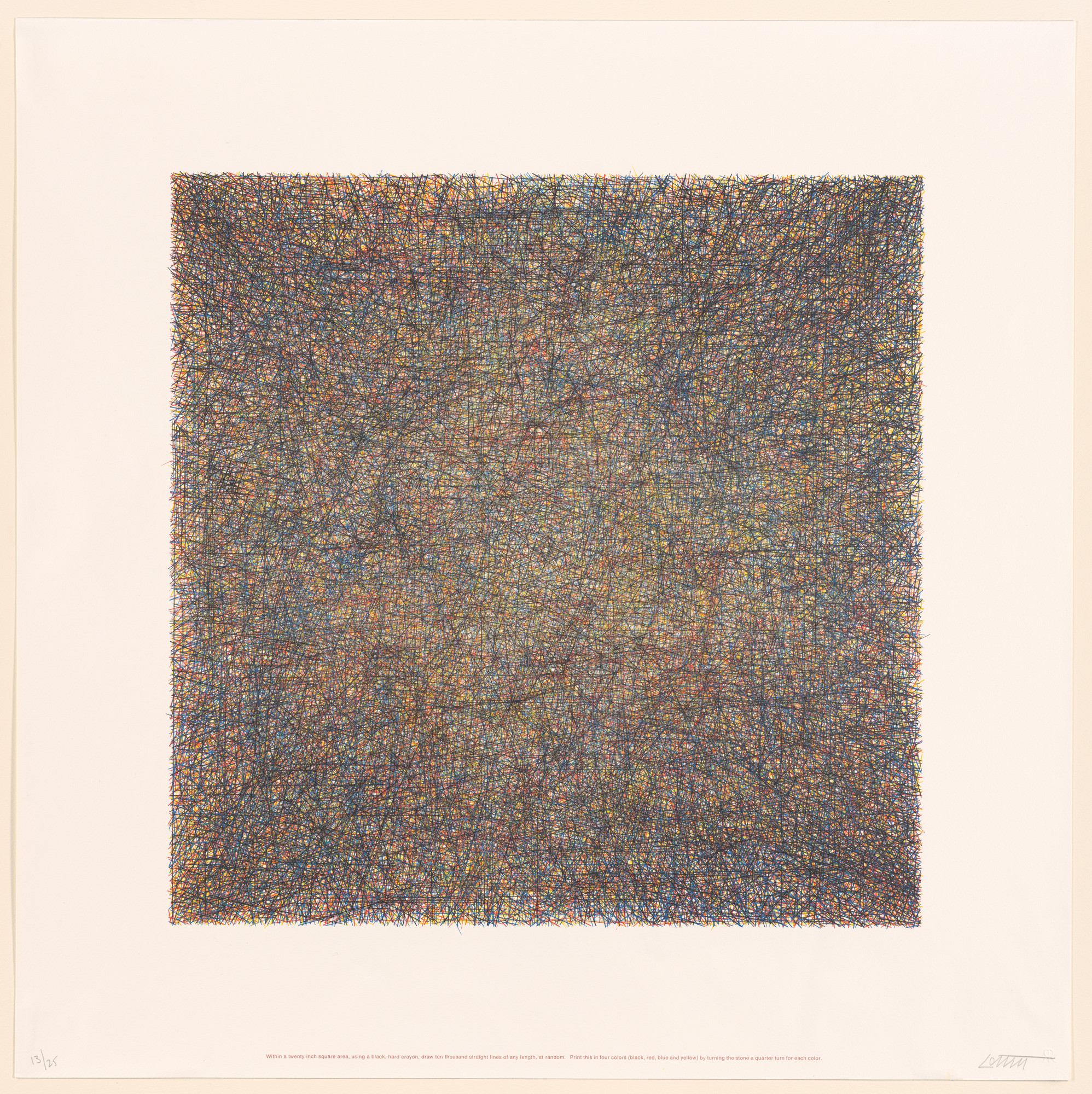 Sol LeWitt. Untitled from Work from Instructions