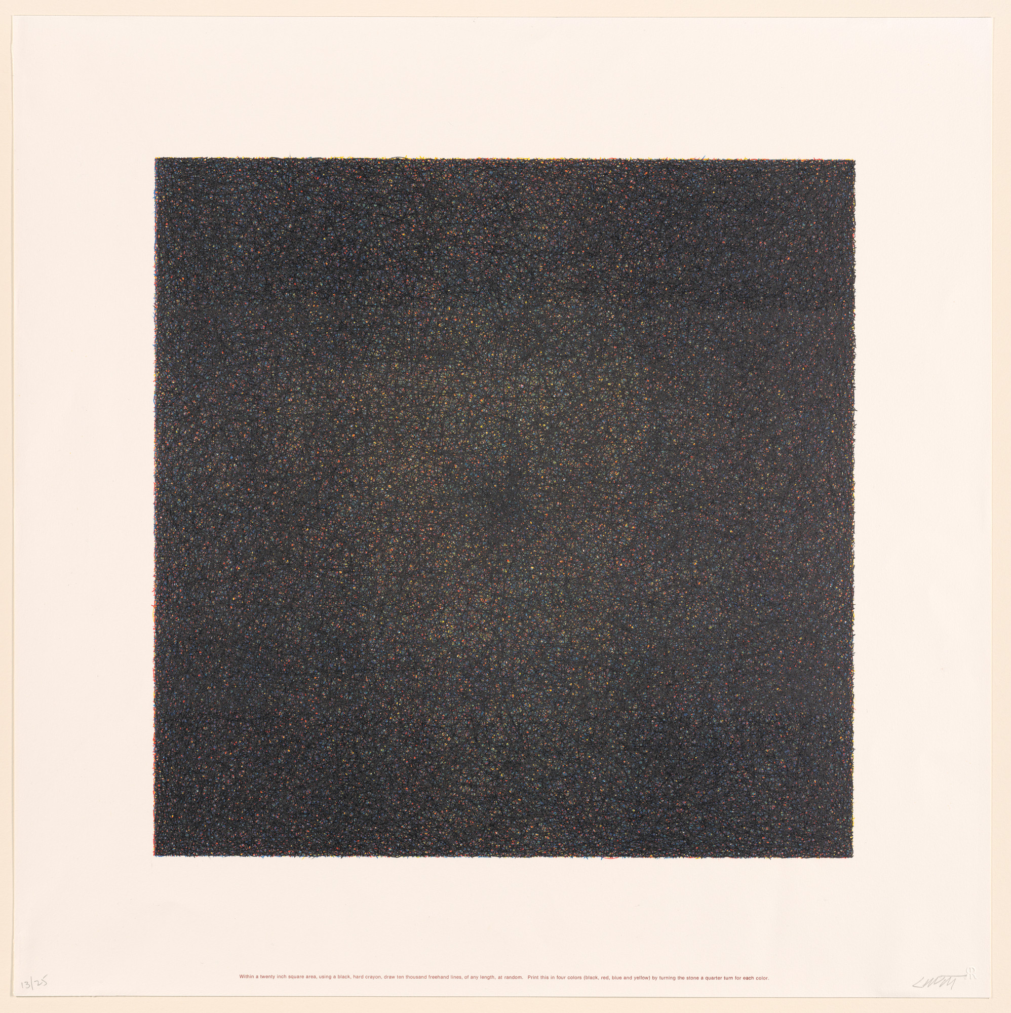 Sol LeWitt. Untitled from Work from Instructions