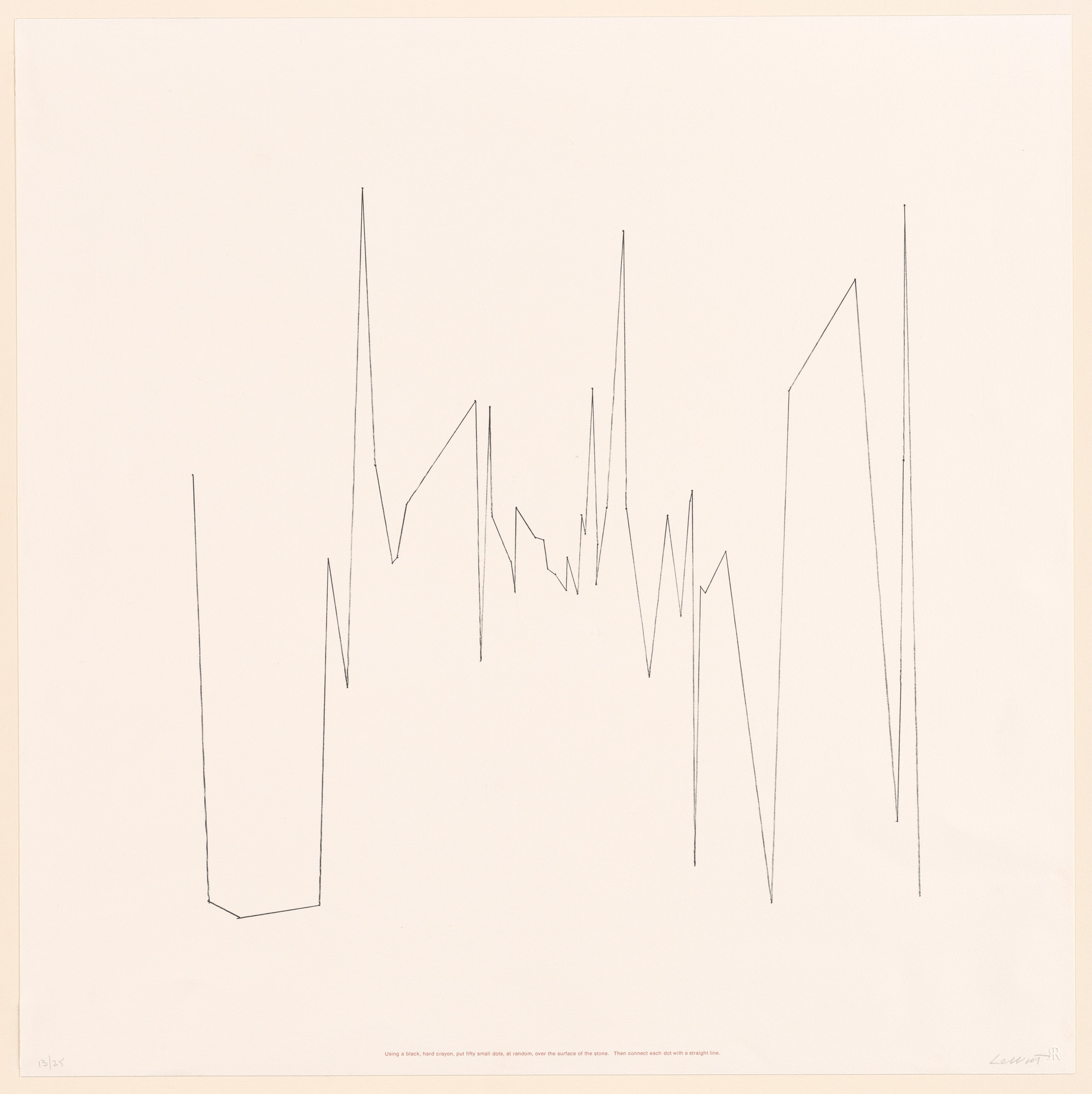 Sol LeWitt. Untitled from Work from Instructions