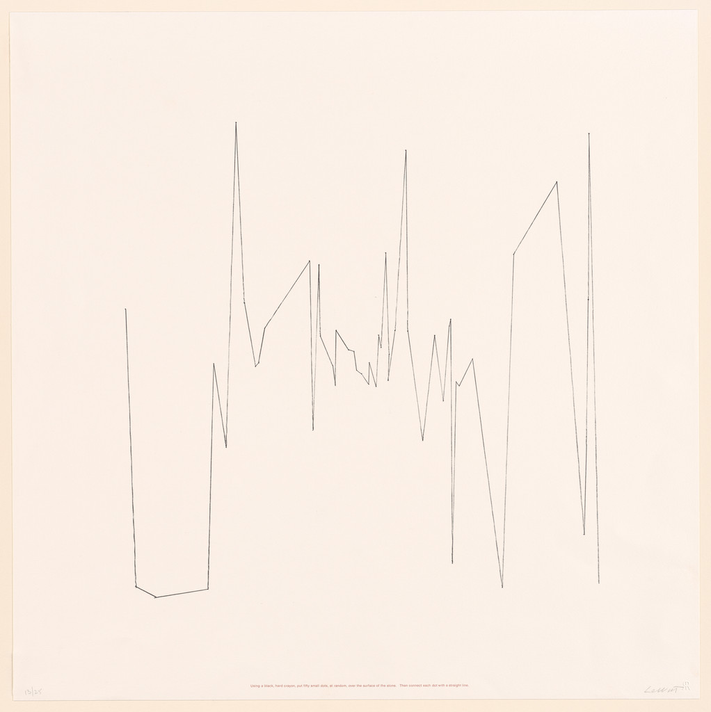 Untitled from Work from Instructions, Сол Ле Витт, 1971