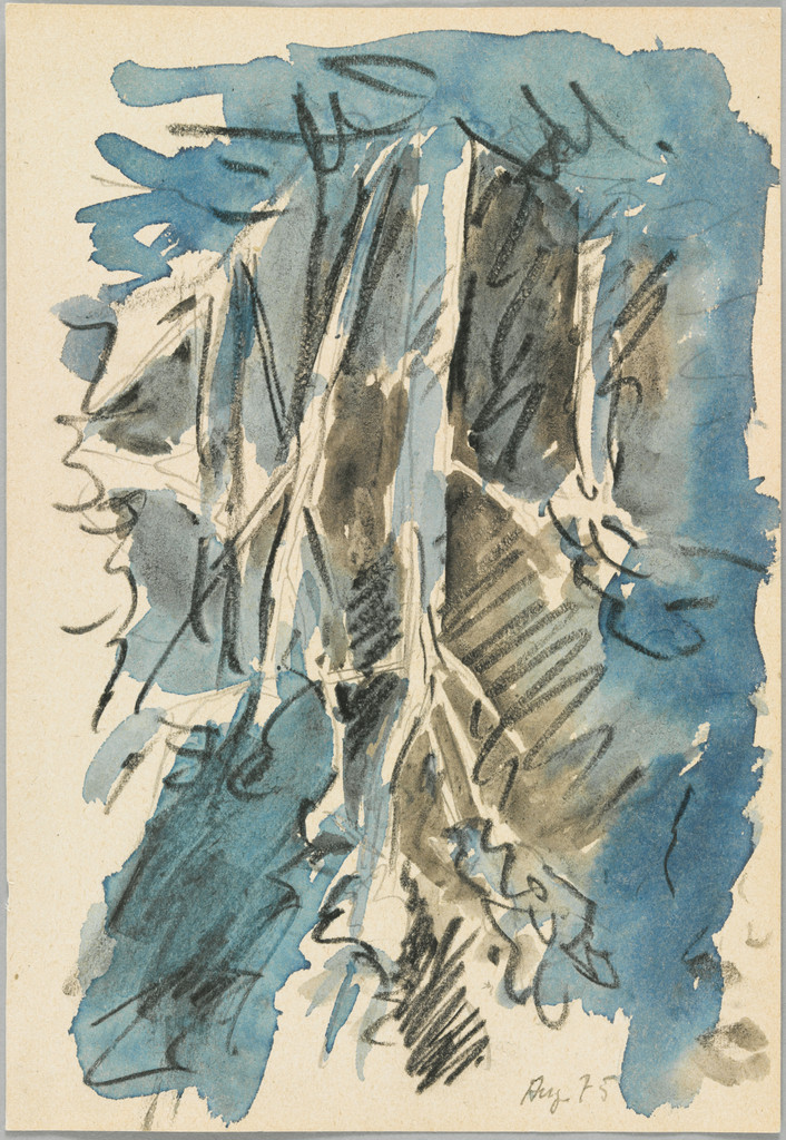 Untitled (Saxon Motif), Georg Baselitz, 1975