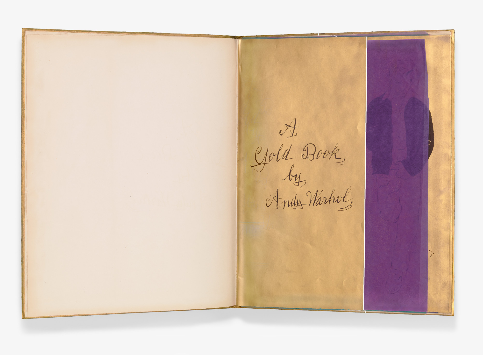 Andy Warhol, Julia Warhola. A Gold Book