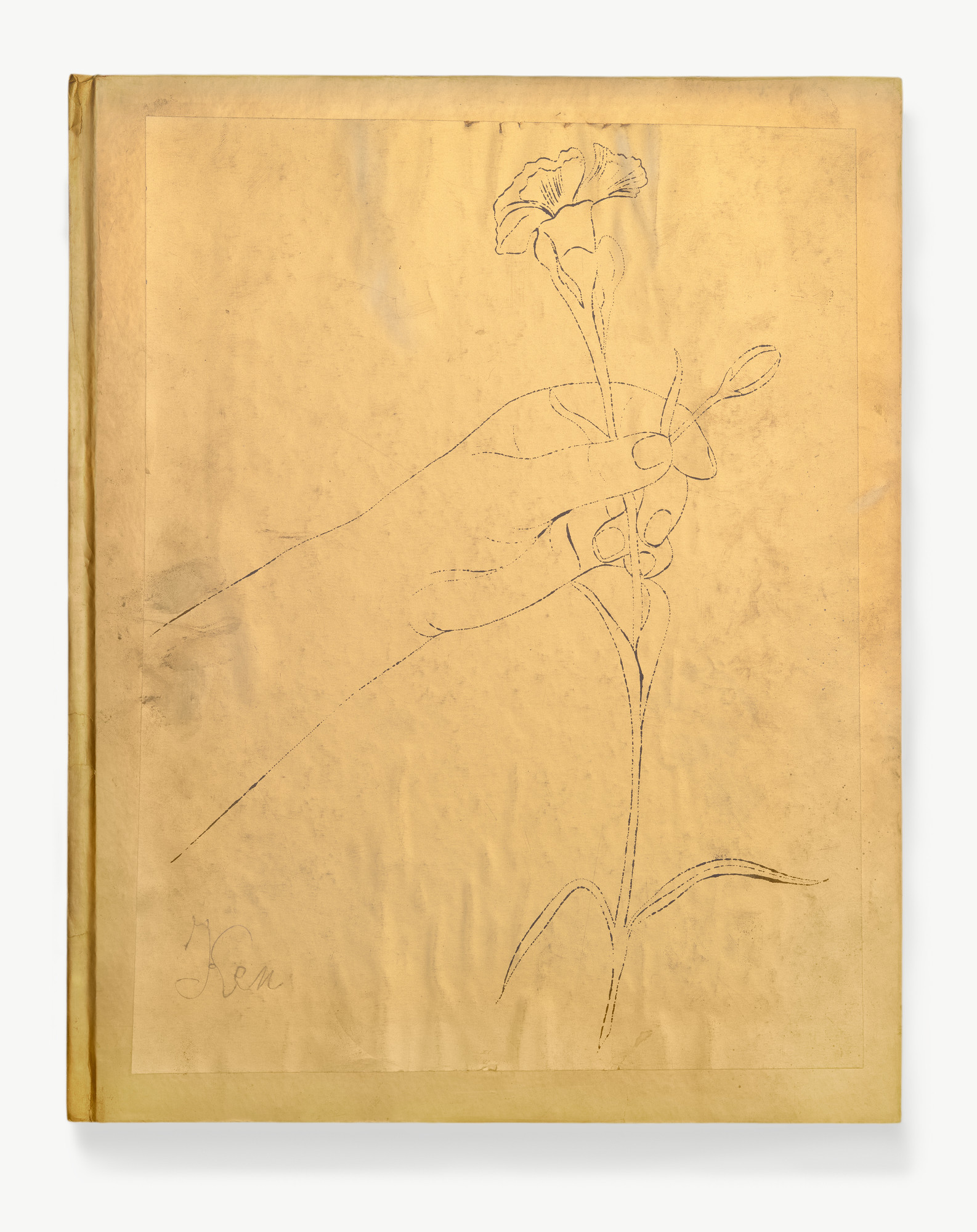 Andy Warhol, Julia Warhola. A Gold Book