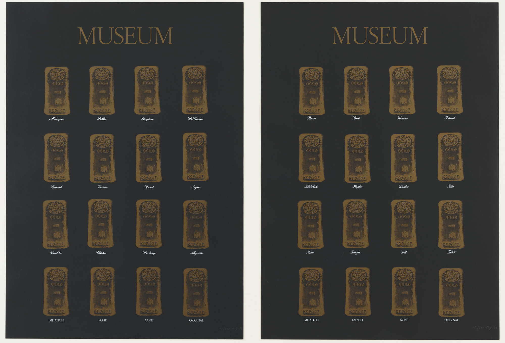 Marcel Broodthaers. Museum–Museum. 1972