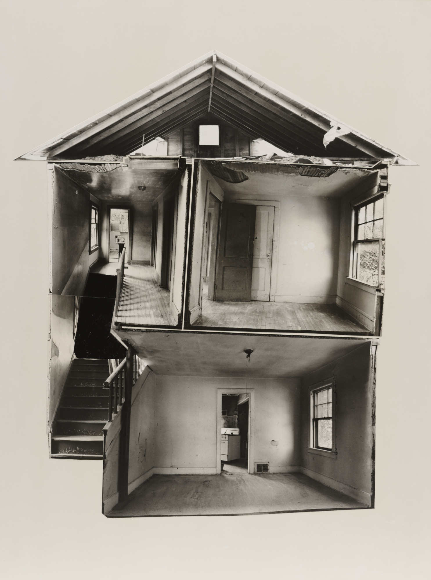 Gordon Matta-Clark. Splitting. 1974 | MoMA