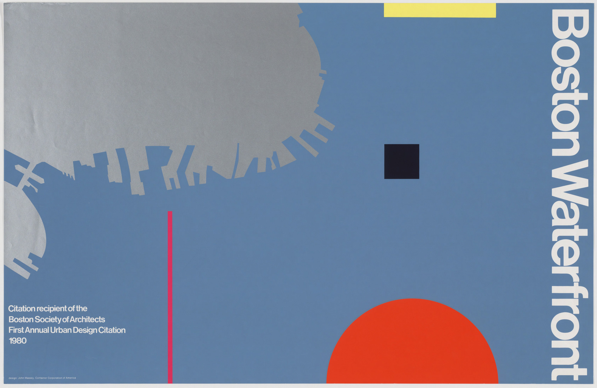 John Massey. Boston Waterfront. 1980