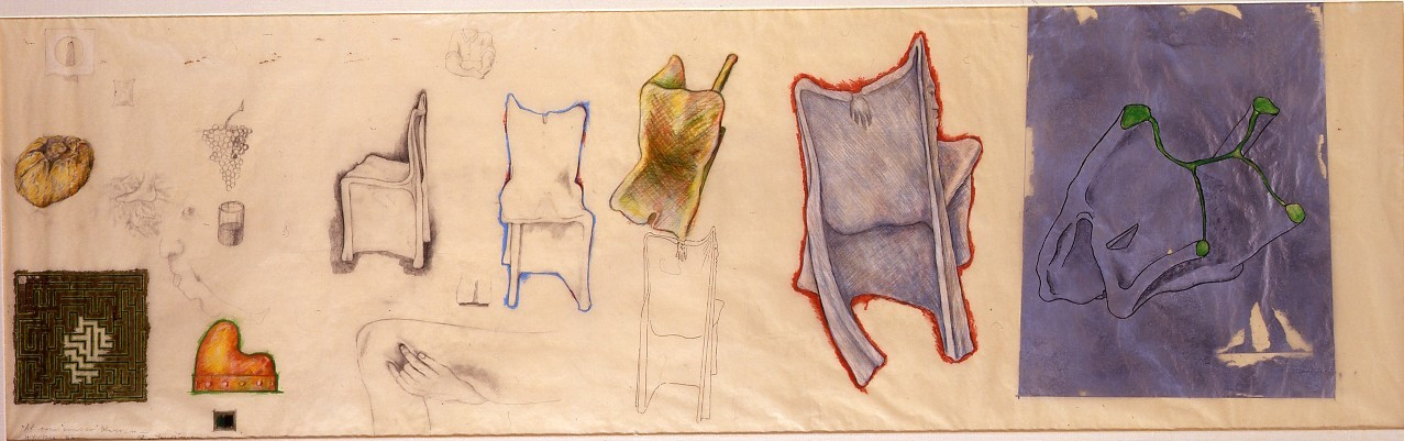 Gaetano Pesce. Pratt Chair, No. 3 Study Drawing