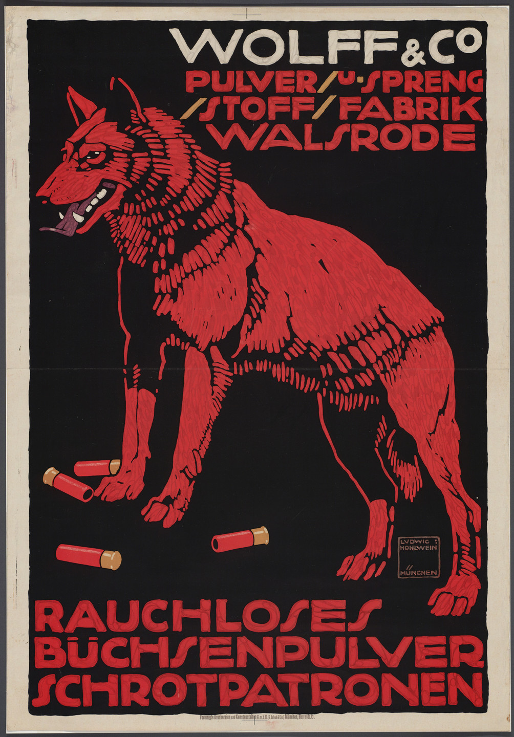 Ludwig Hohlwein. Wolff &amp; Co. 1912