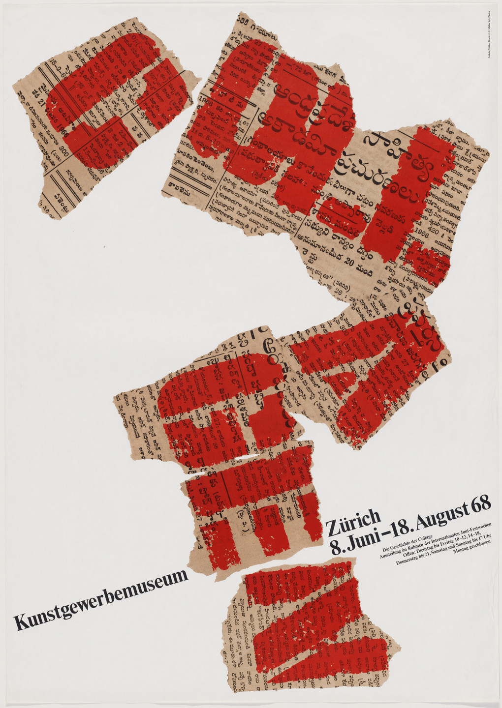 Fridolin Müller. Collagen. 1968