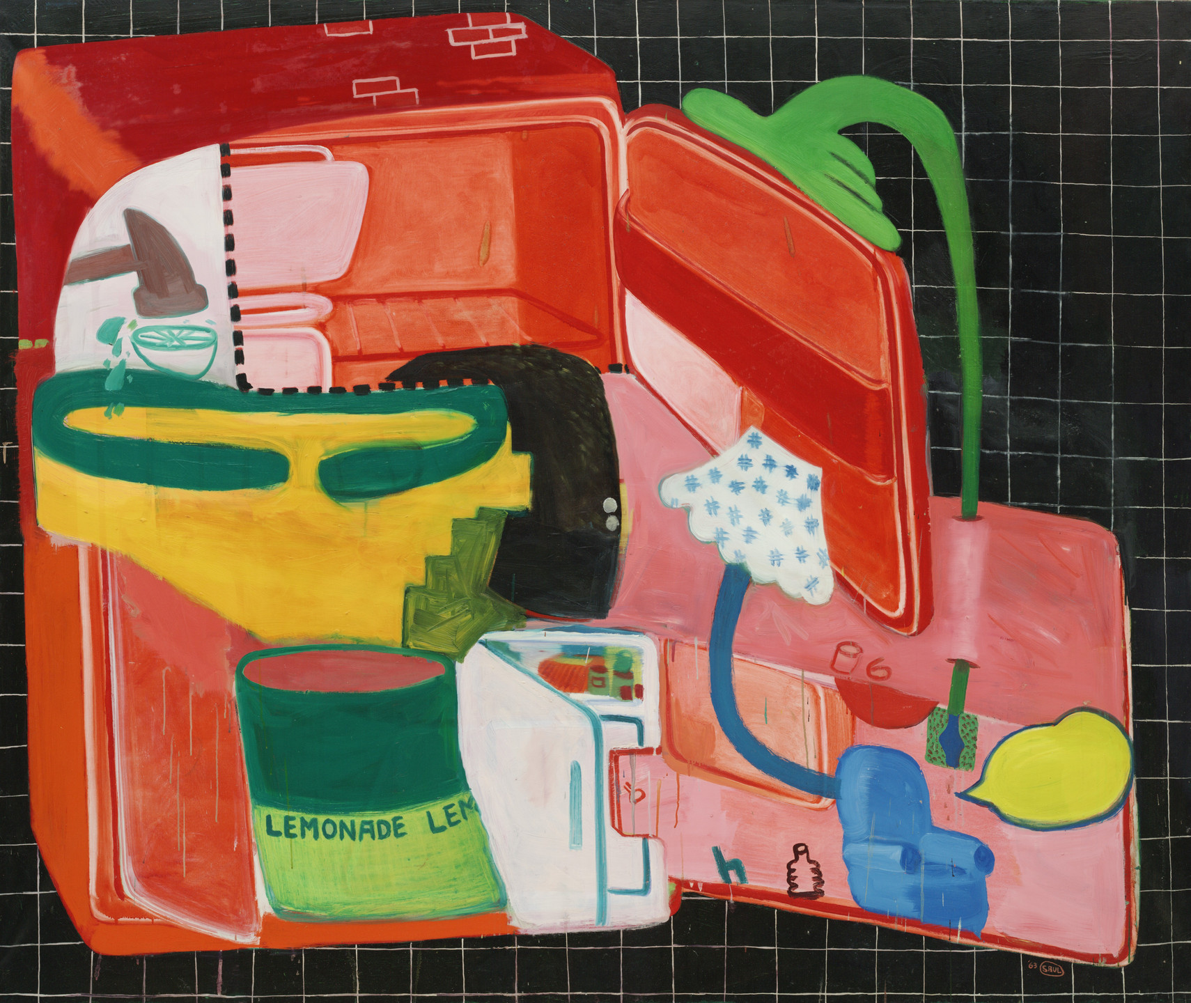 Peter Saul. Icebox Number 9. 1963