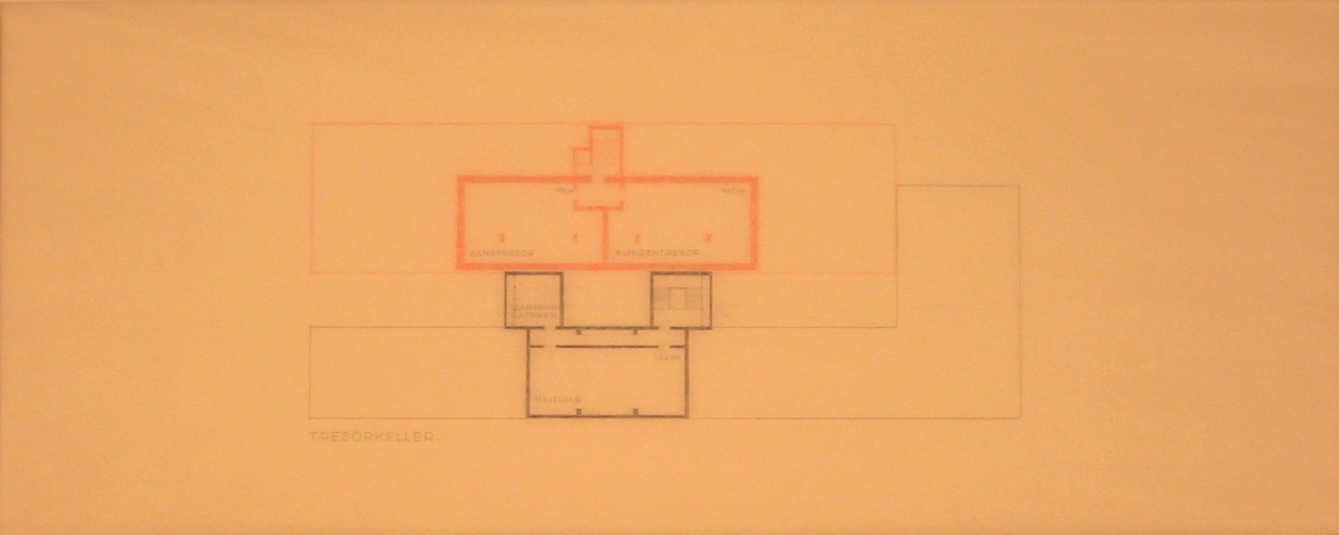 Ludwig Mies van der Rohe. Bank and Office Building Project, Stuttgart, Germany
Plan of safe