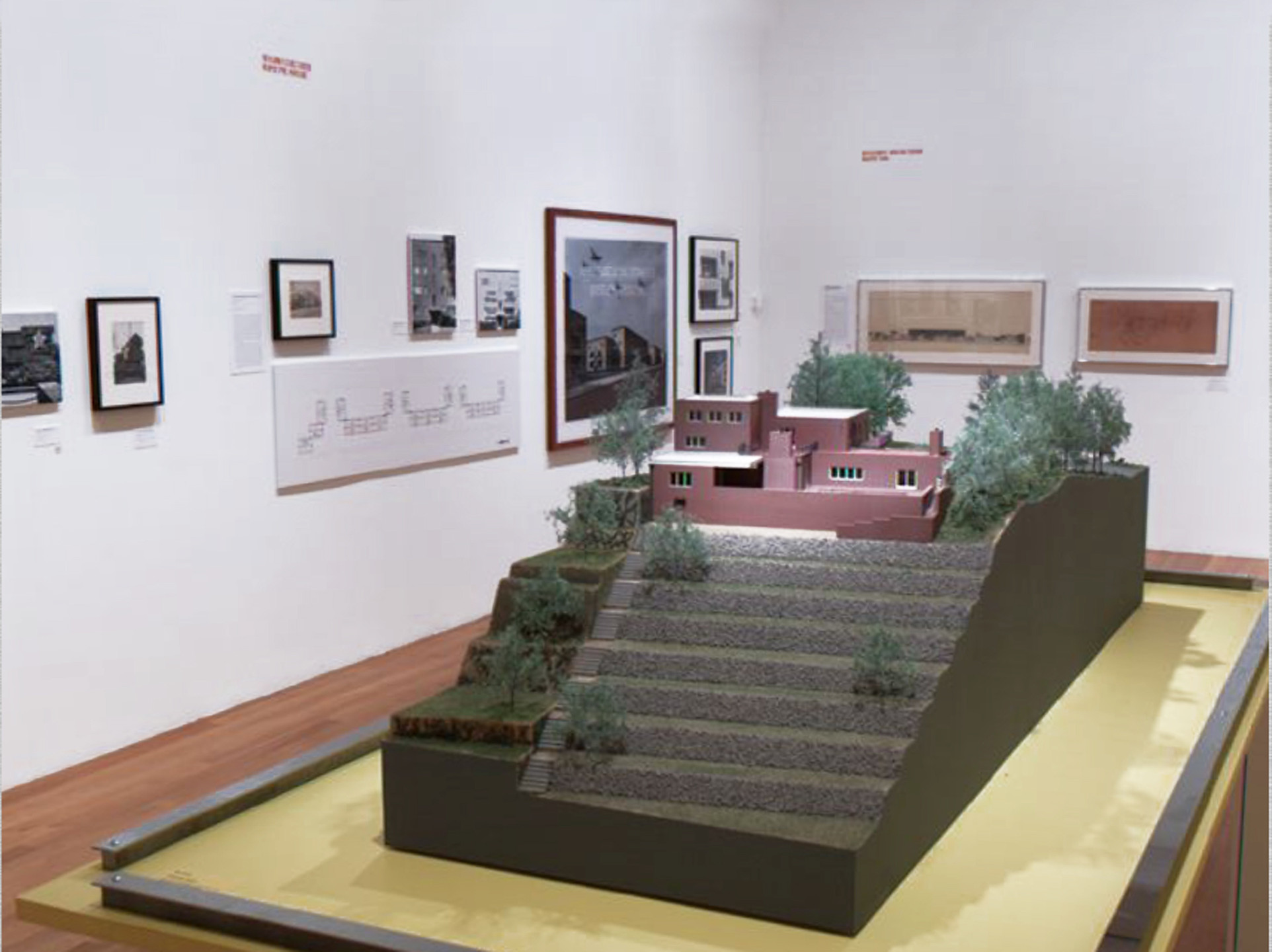 Ludwig Mies van der Rohe. Wolf House, Gubin, Germany, Landscape model. 1925–1927 (model 2001)
