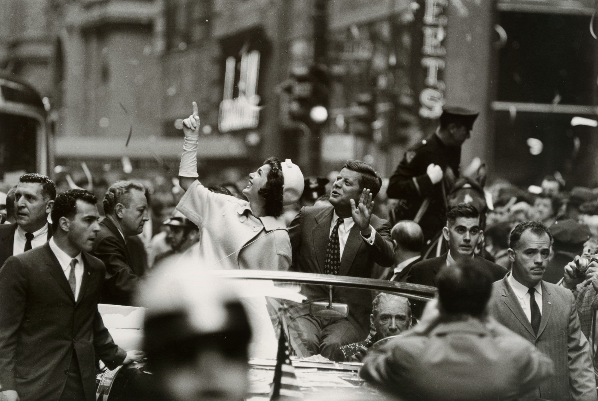 George Zimbel. Jacqueline and John Kennedy, New York City. 1960