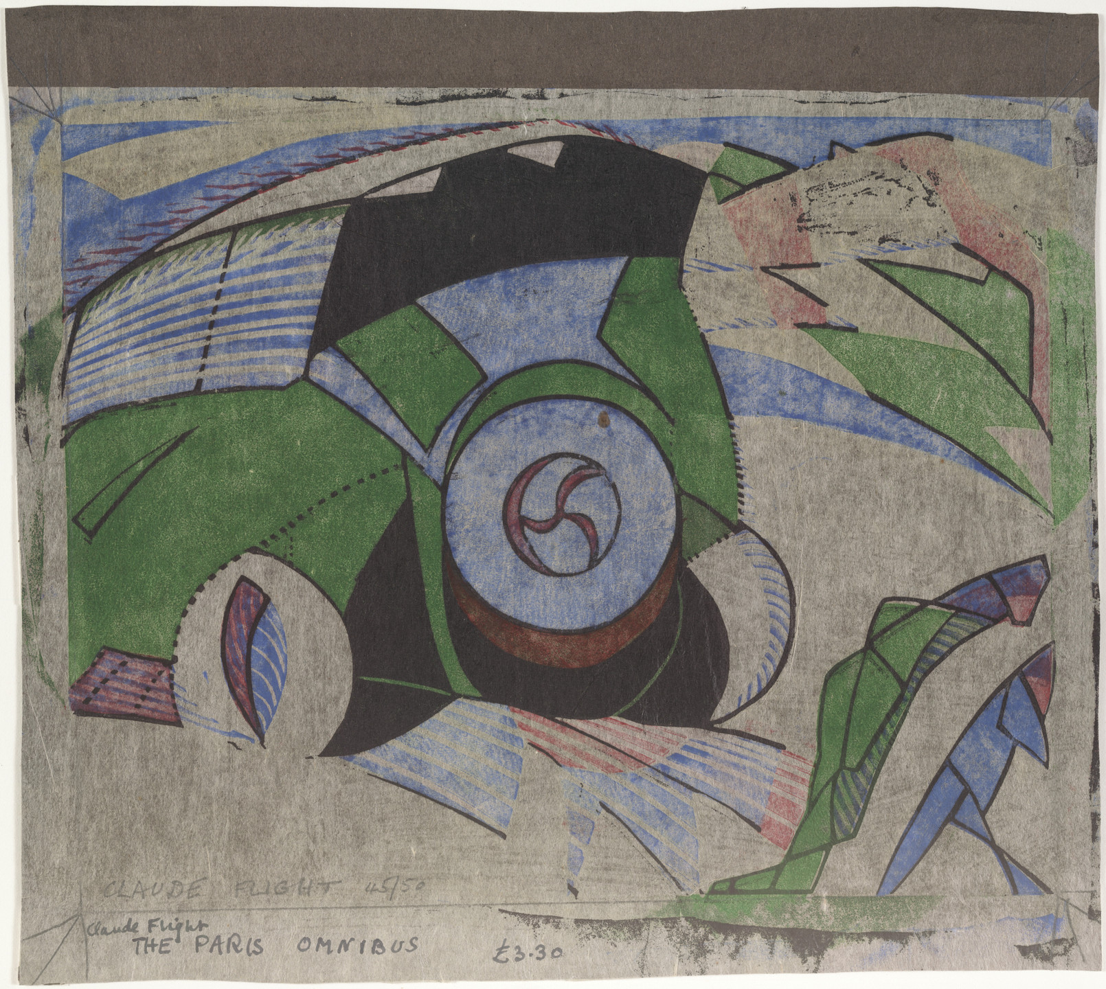 Claude Flight. Paris Omnibus. 1923