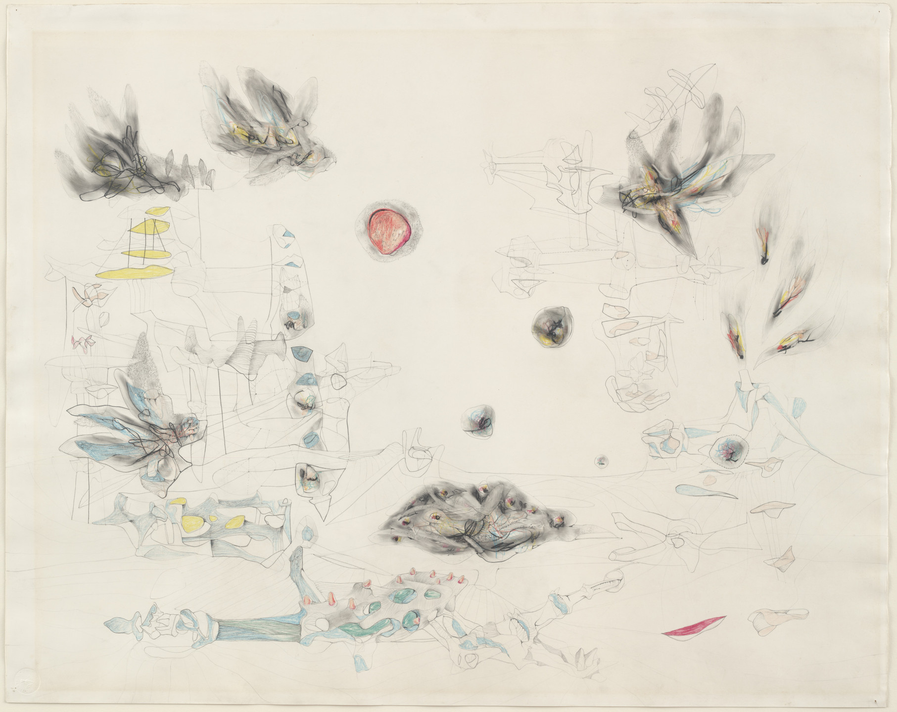 Roberto Matta. Condors and Carrion (Condors y carroña). 1941