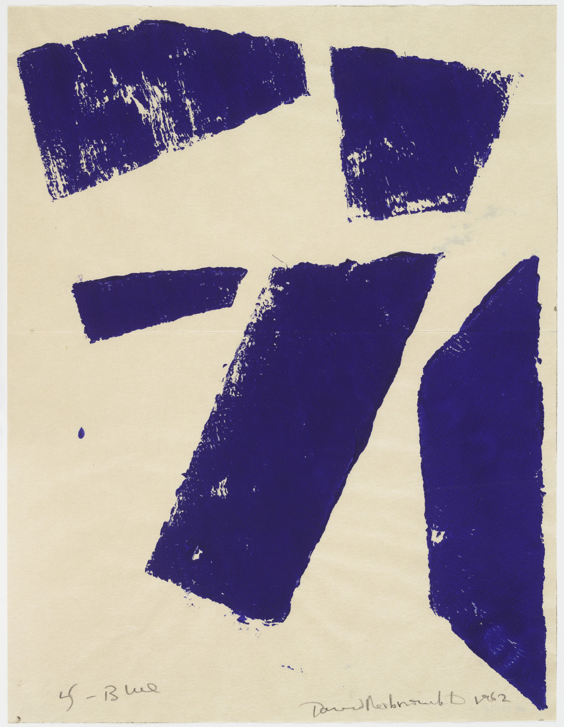 David Rabinowitch. Untitled (DR6-2125) from Carved Woodblock Monotypes. 1962