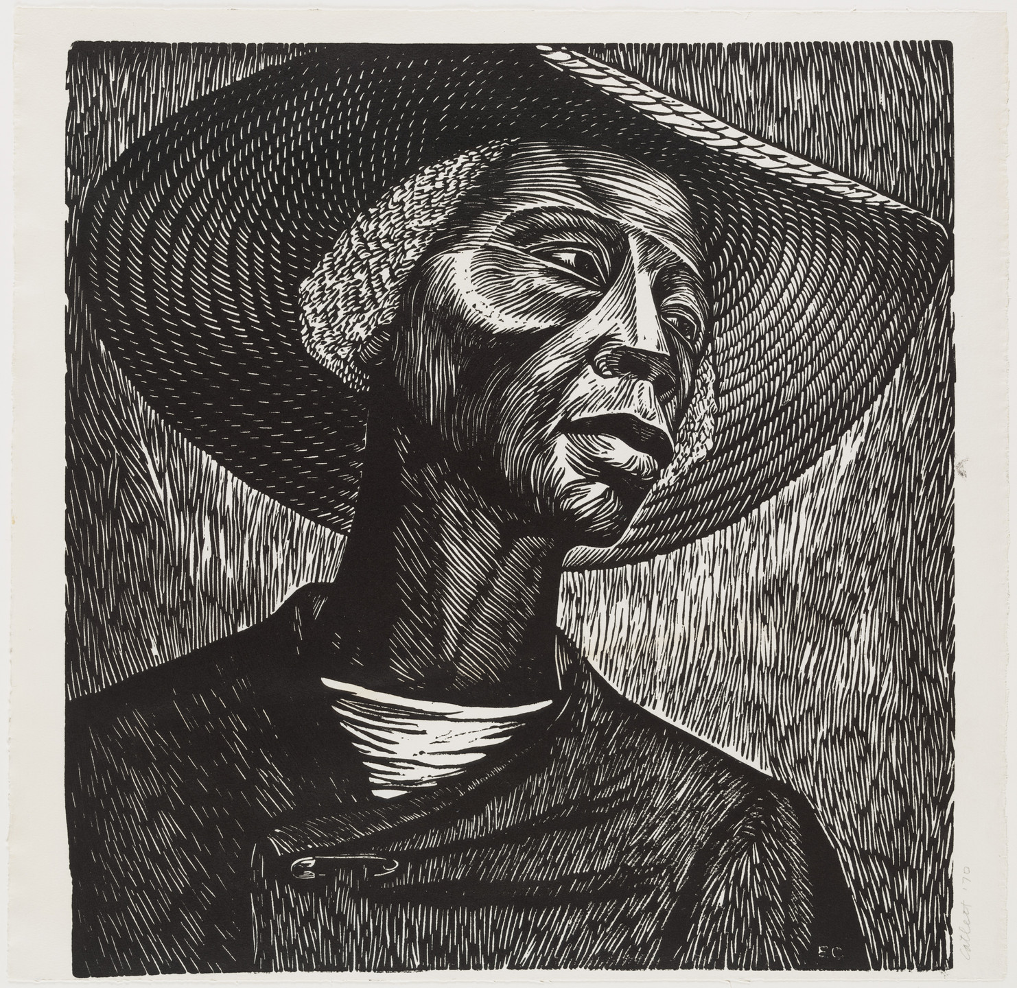 Elizabeth Catlett. Sharecropper. 1952, published 1968–70