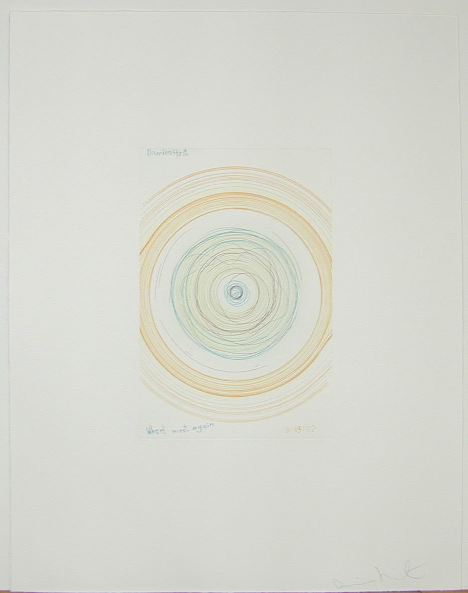Damien Hirst. Wheel meet again from In a Spin, the Action of the World on Things , Volume 1