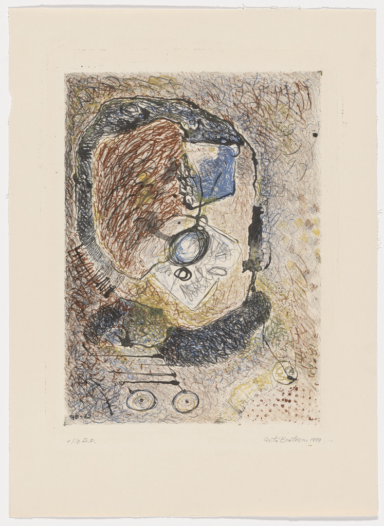 Untitled from the portfolio Portraits of Medea (Portretele Medeei), Geta Brătescu, 1979