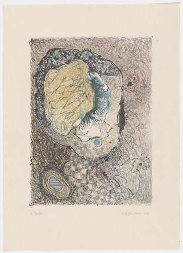 Geta Brătescu. Untitled from the portfolio Portraits of Medea (Portretele Medeei). 1979