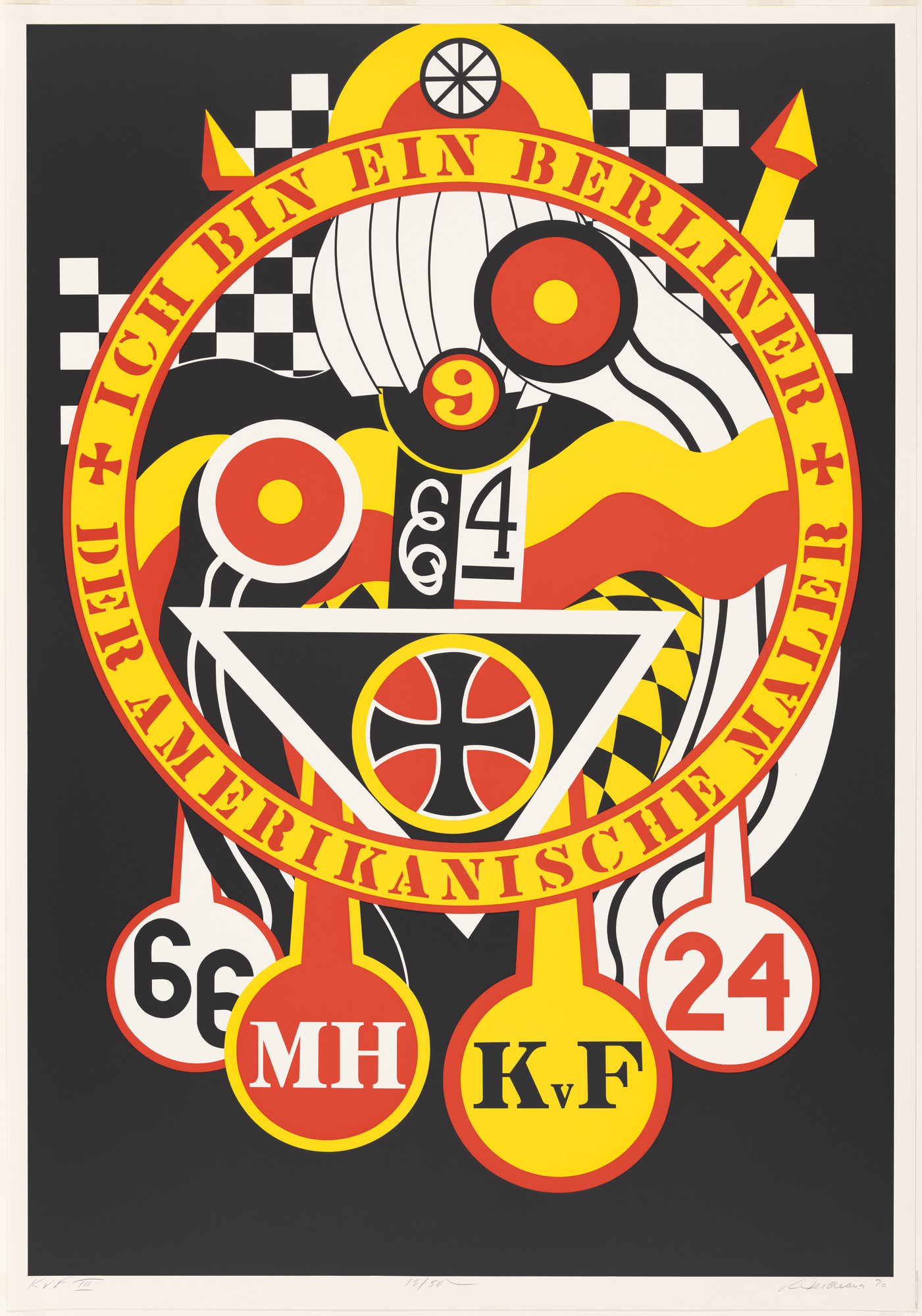 Robert Indiana. KvF III from The Hartley Elegies: The Berlin Series
